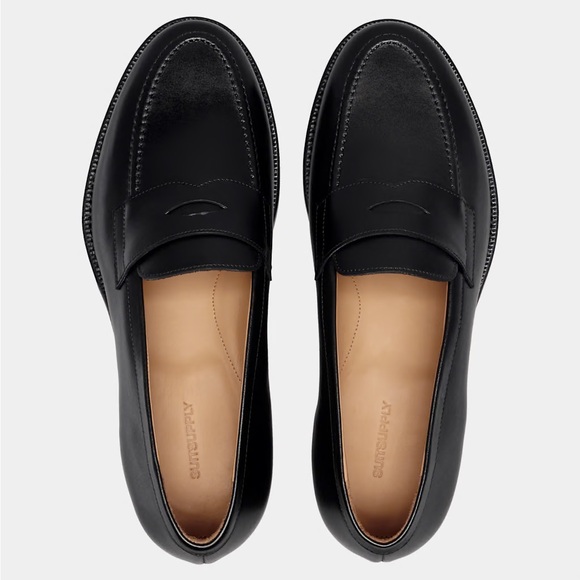 SUITSUPPLY Black Penny Loafer -Made in Italy
Italian Calf Leather SIZE 10US 43EU - Picture 2 of 7